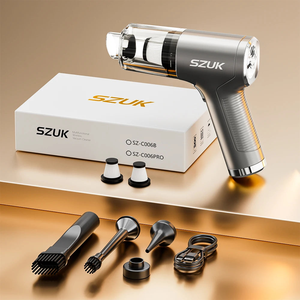 SZUK 2026 New Mini Vacuum Cleaner 780000PA Powerful Cordless Vacuum Cleaner Mini Blower Handheld Portable Car Vacumm Cleaner